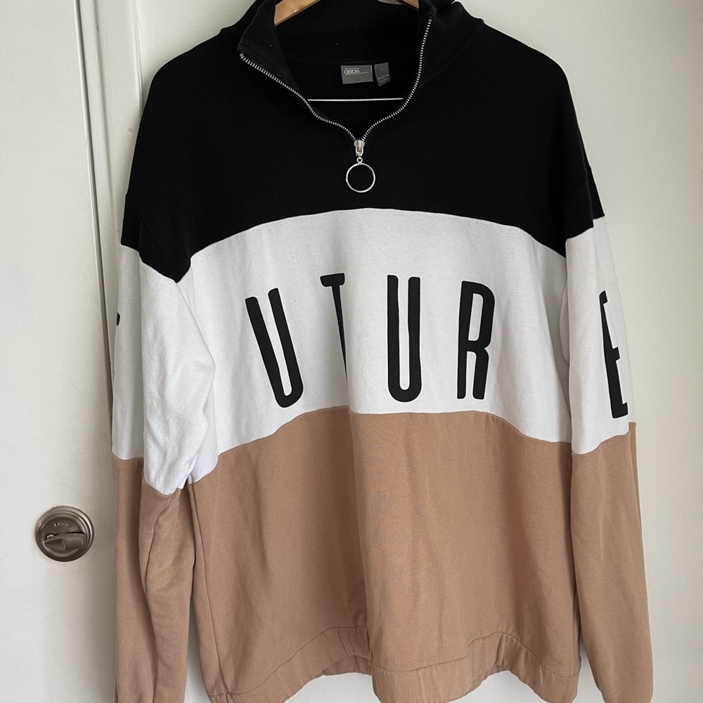 ASOS DESIGN oversized sweater Tricolor Future